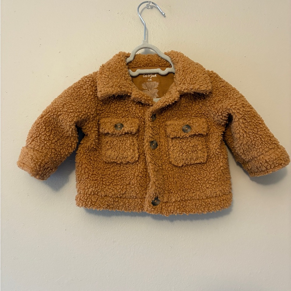 Cat & Jack Tan Sherpa Jacket